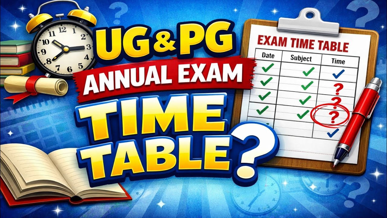 PDUSU UG & PG Annual Exam Time Table?🔥😱 | Practical Exam 