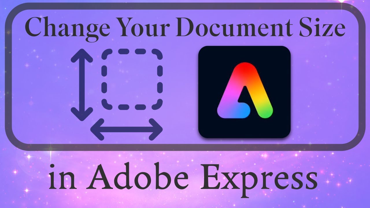 Как изменить размер документа в Adobe Express