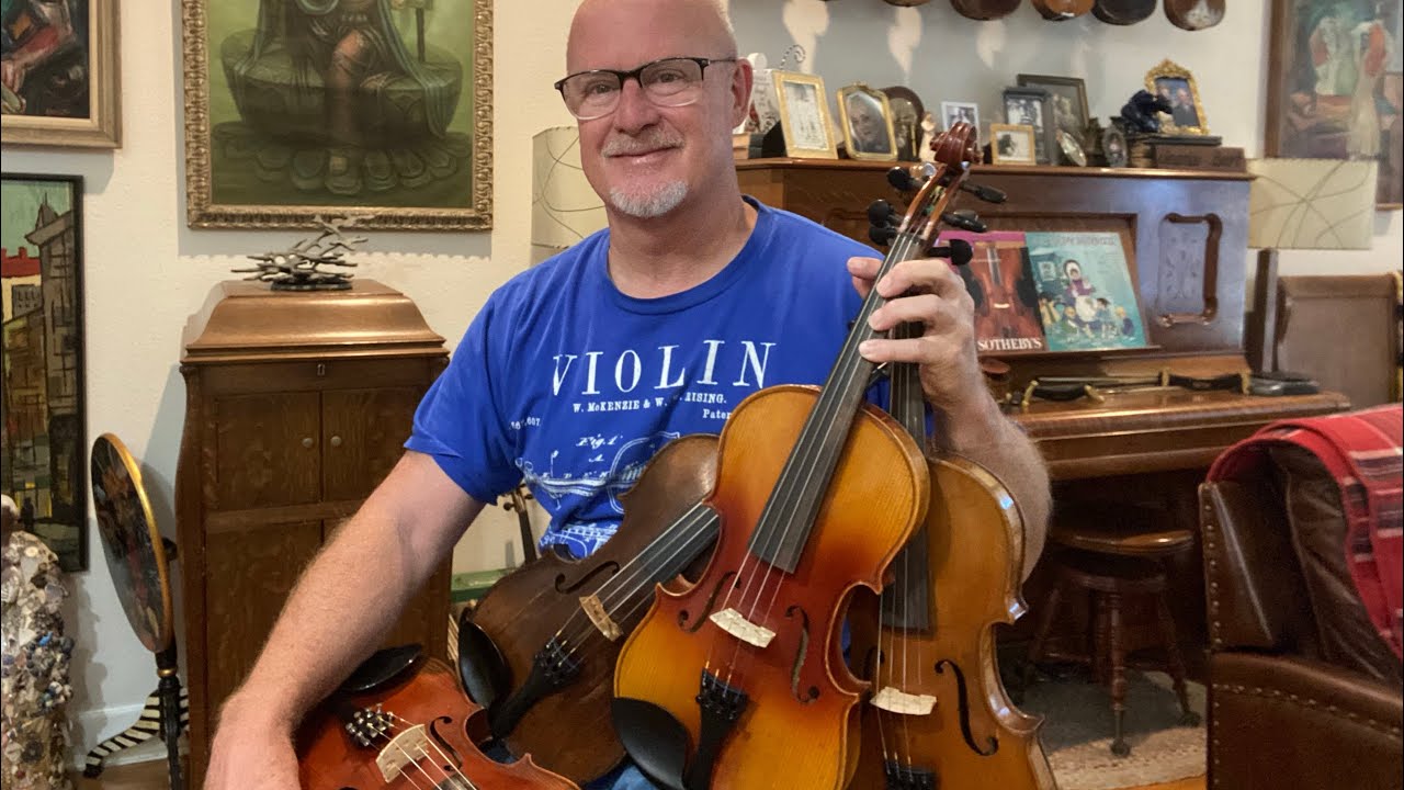 TONE Comparison of 4 Old German Violins.  Which one Sounds Best to you!  For Sale!