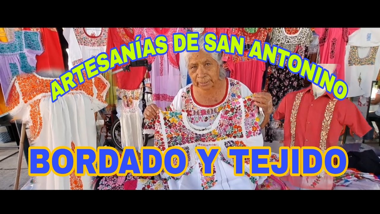 ARTESANIAS DE TEJIDO Y BORDADO SAN ANTININO CASTILLO V. #mexico #turismo #artesania #oaxaca #viral