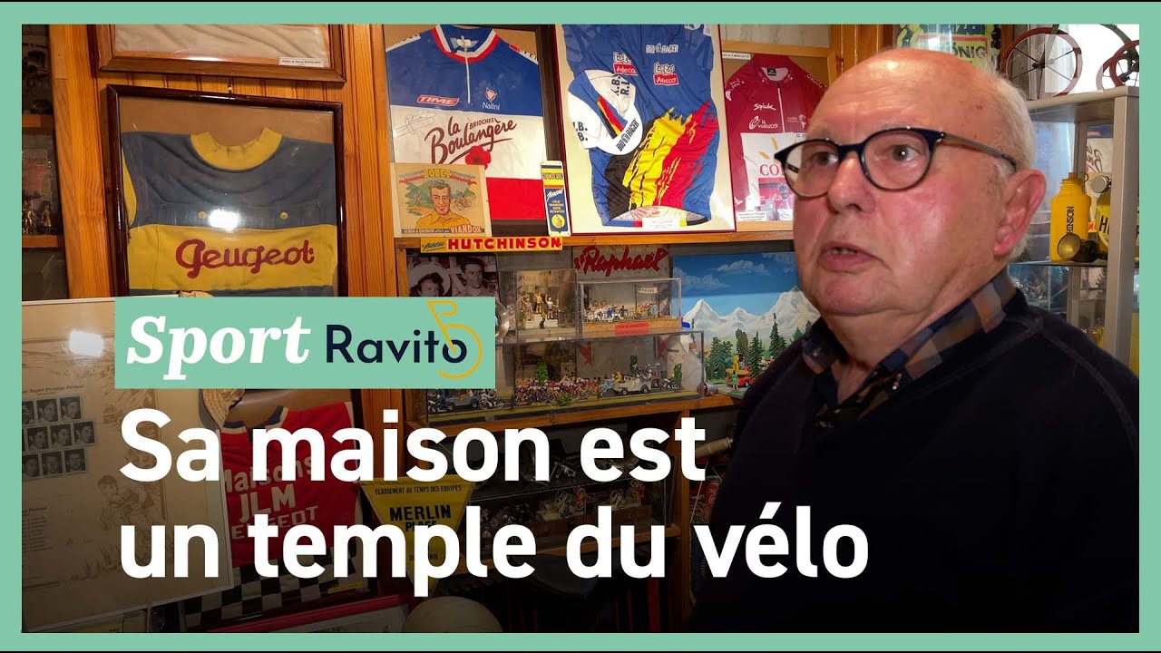 Le vélo d'Hinault, des maillots de champion du monde... L'incroyable collection de ce fan breton