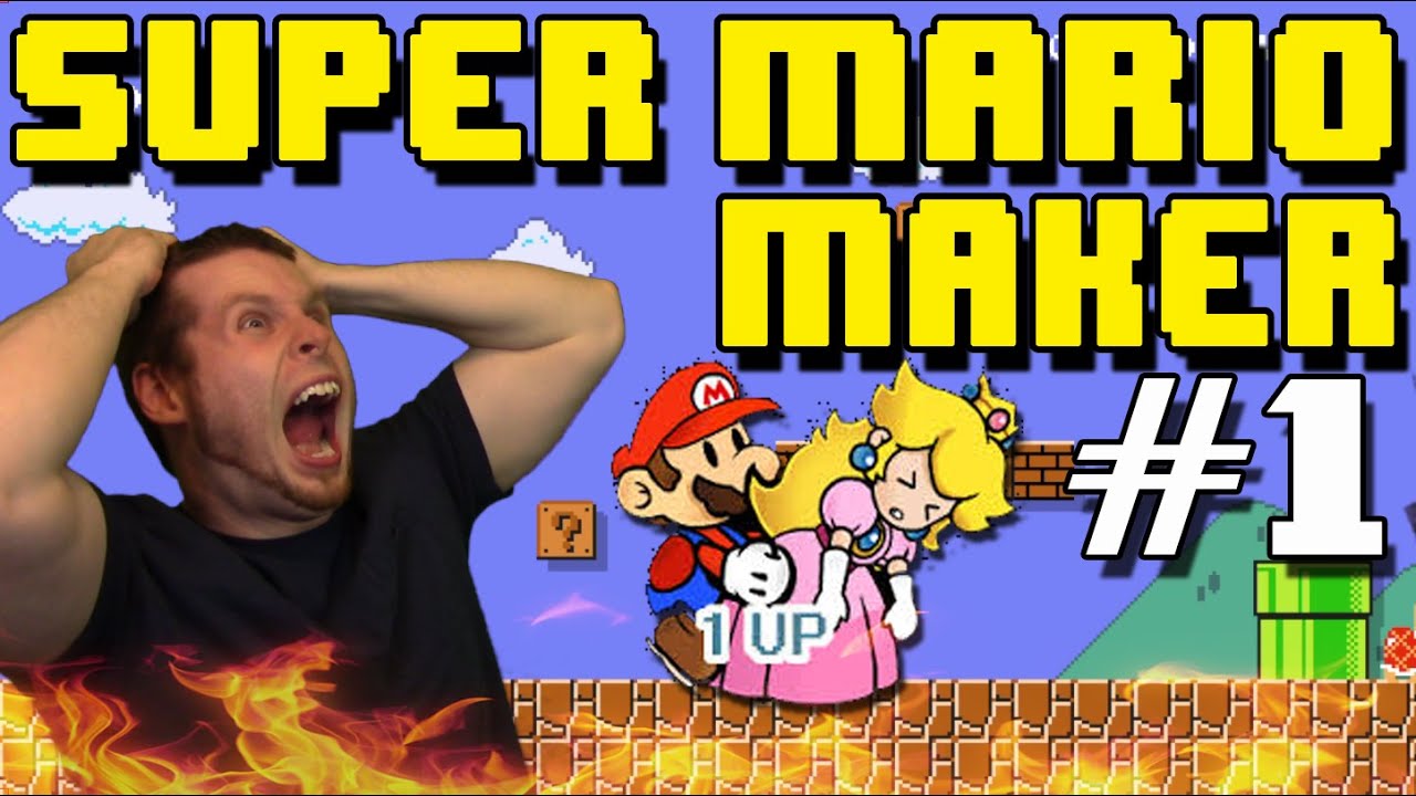 Super Mario Maker Rage #1 F**K OFF!