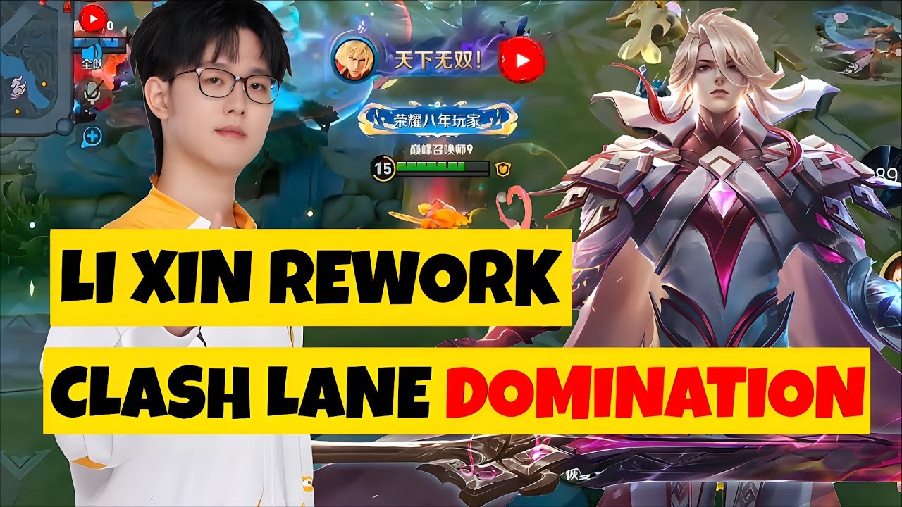 GUIQI’S LI XIN REWORK 🔥 FIRST PEAK MATCH OF THE NEW SEASON, CLASH LANE DOMINATION | HONOR OF KINGS