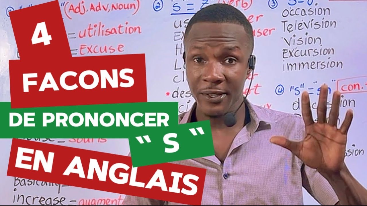 4 Façons incroyables de Prononcer 'S' en Anglais || Teacherkendy #ieschool