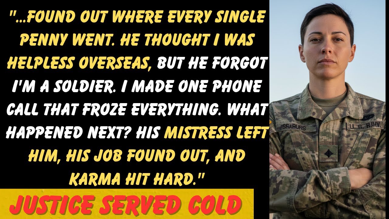 My husband Divorced Me By Email While I Was Deployed Overseas & Emptied Our Joint Account; until I…”