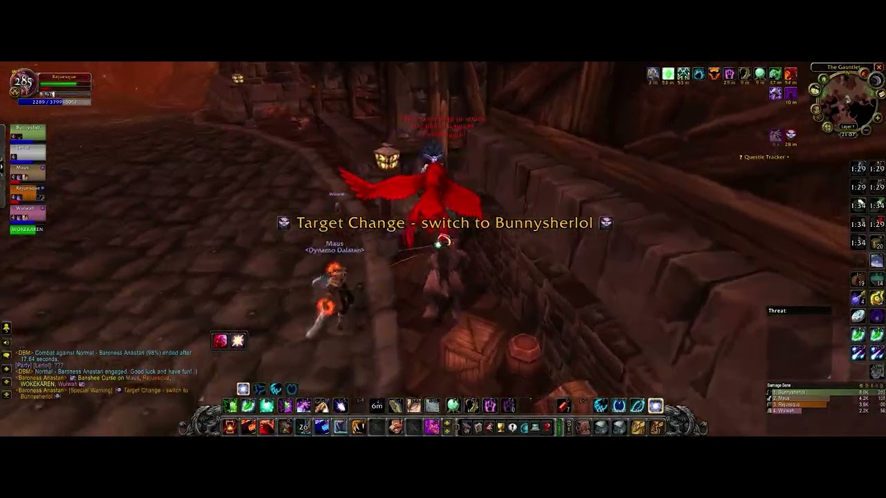 WoW HC Druid closecall 3