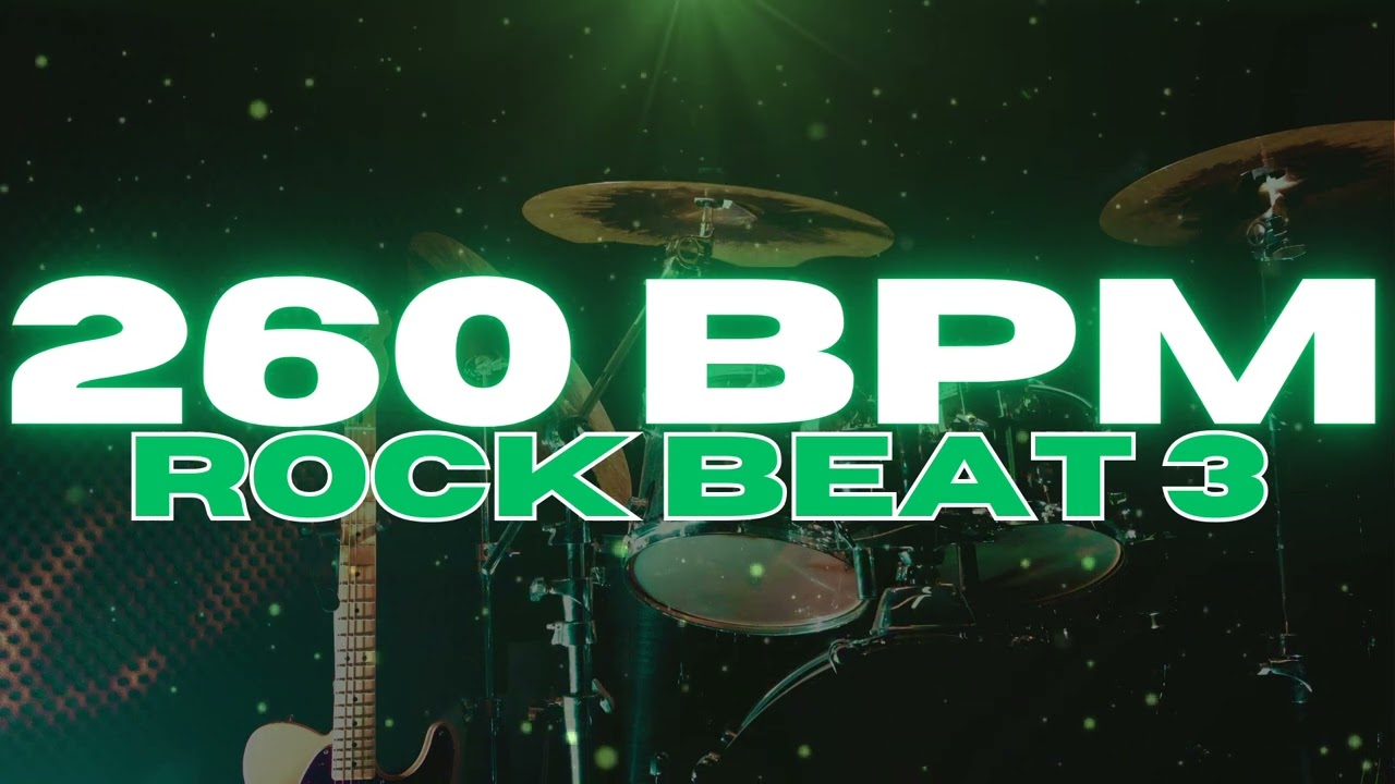 260 BPM - Rock Drum Beat - Loop 3