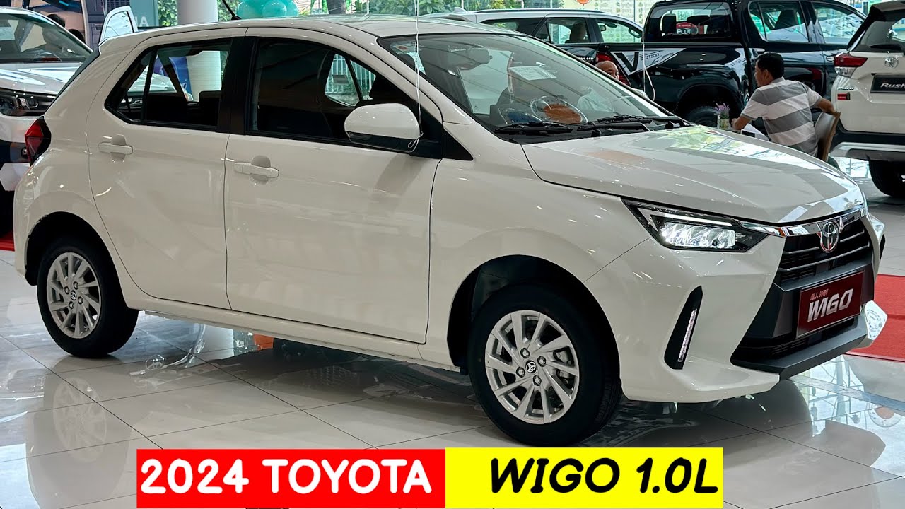 2024 Toyota WIGO 1.0L White Color - Exterior and Interior Details