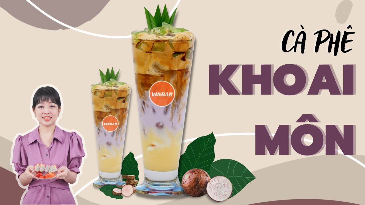 Hướng Dẫn Cách Làm Cà Phê Khoai Môn 3 Tầng Siêu Hấp Dẫn  | Vinbar