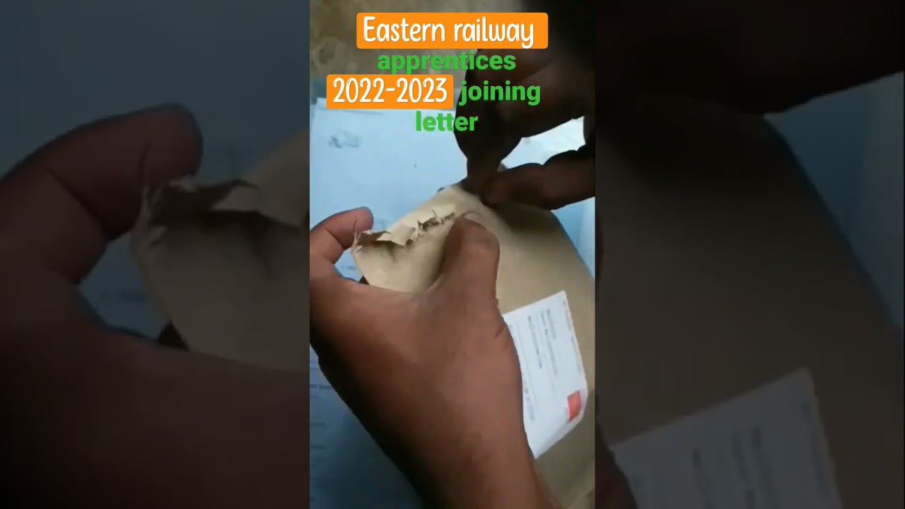 eastern railway apprentices joining call letter ✉️❤️💗🚆🥰 #indianrailways