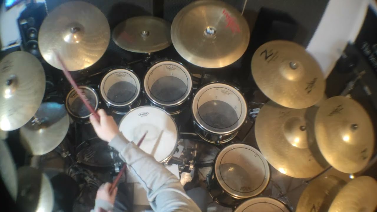 Behemoth -As Abow So Below (drum cover)(Mareczko drummer na YouTube) 👹🥁🖥️ rock end roll Hall saitan 