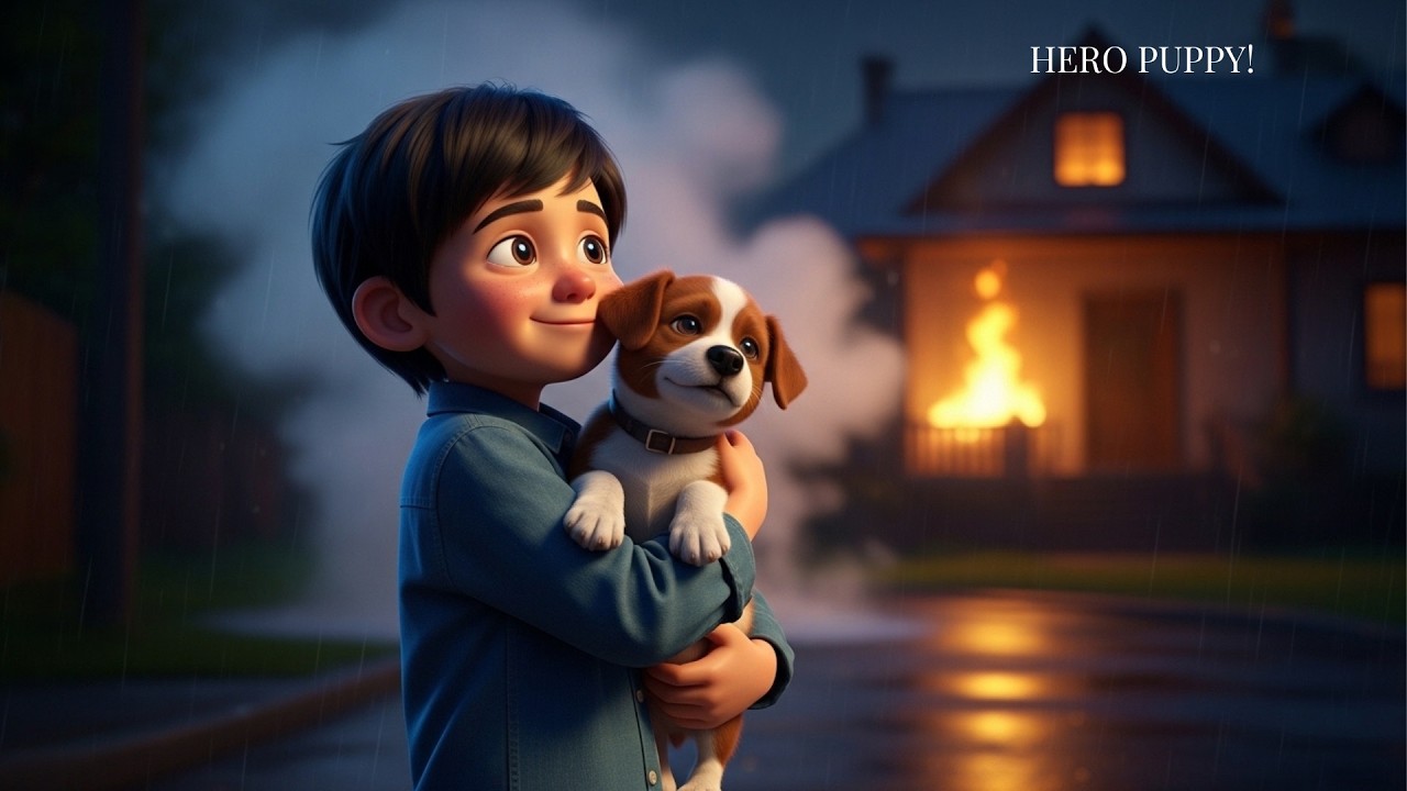 They Saved a Puppy Then the Puppy Saved Their Lives! | Animal Story for Kids | #cartoon #animalstory