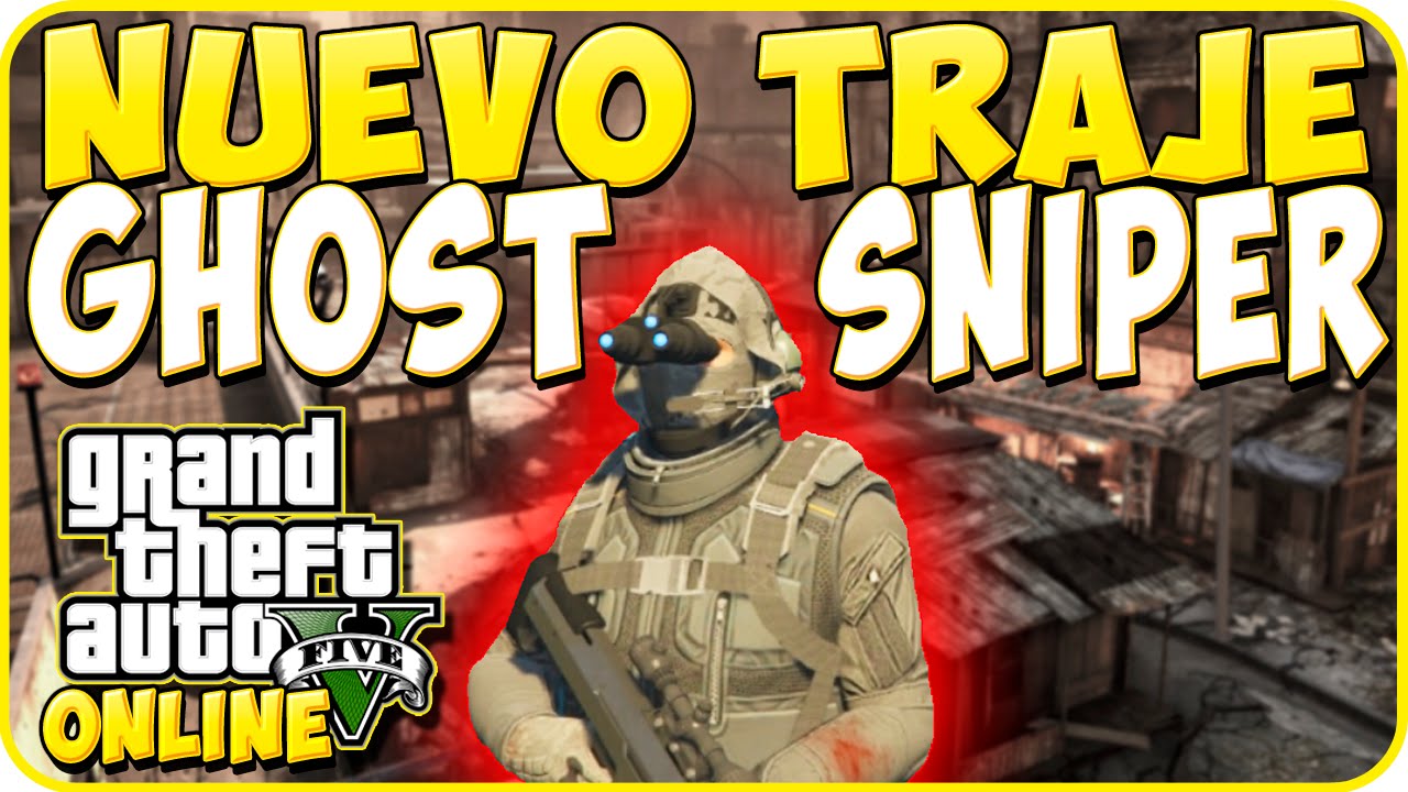 TRUCOS GTA 5 ONLINE - NUEVO TRAJE GHOST SNIPER - GTA 5 PS4, PC Y XBOX ONE