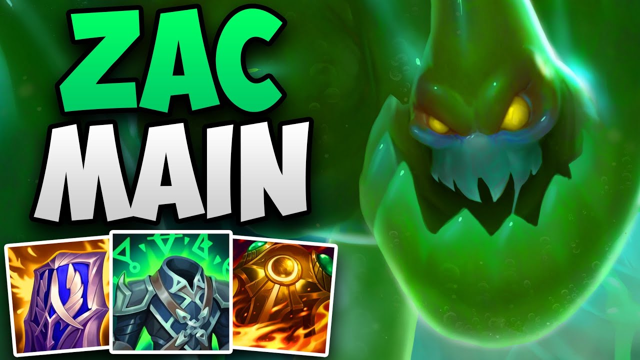 CHALLENGER ZAC MAIN FULL JUNGLE GAMEPLAY! | CHALLENGER JUNGLE ZAC | Patch 14.24 S14