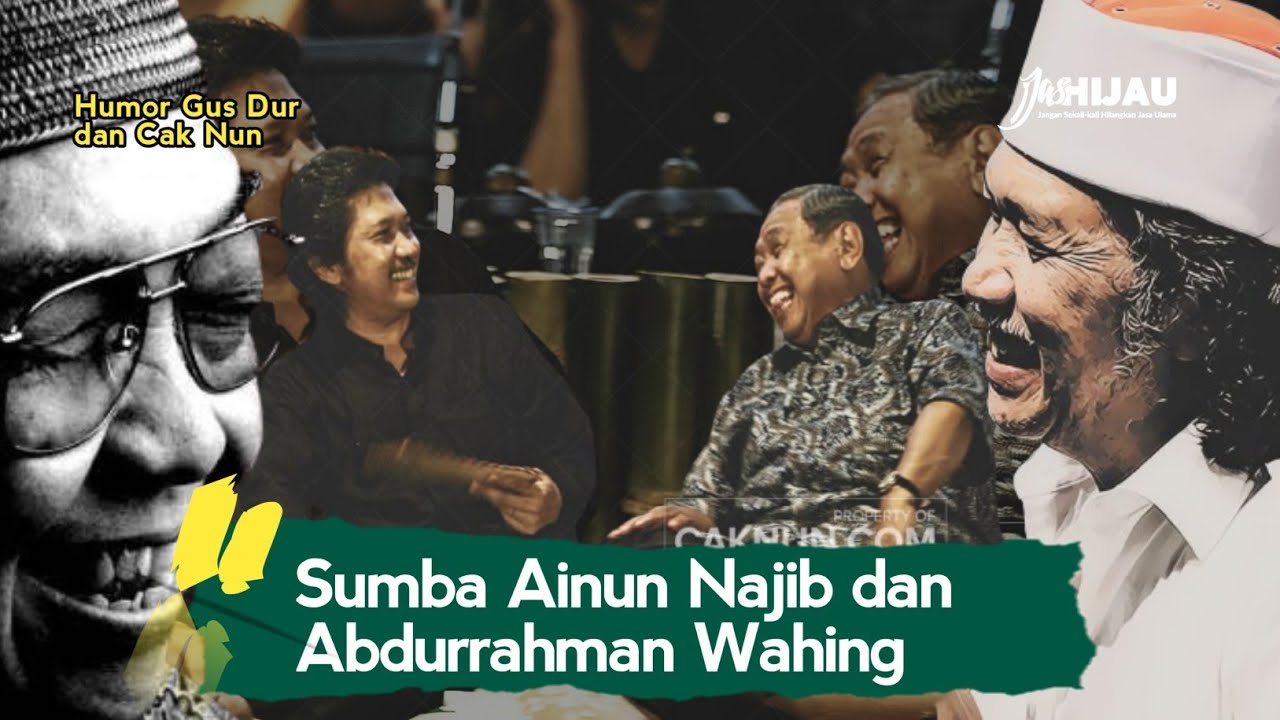 Ini Humor Gus Dur dan Cak Nun yang Bikin Ngakak