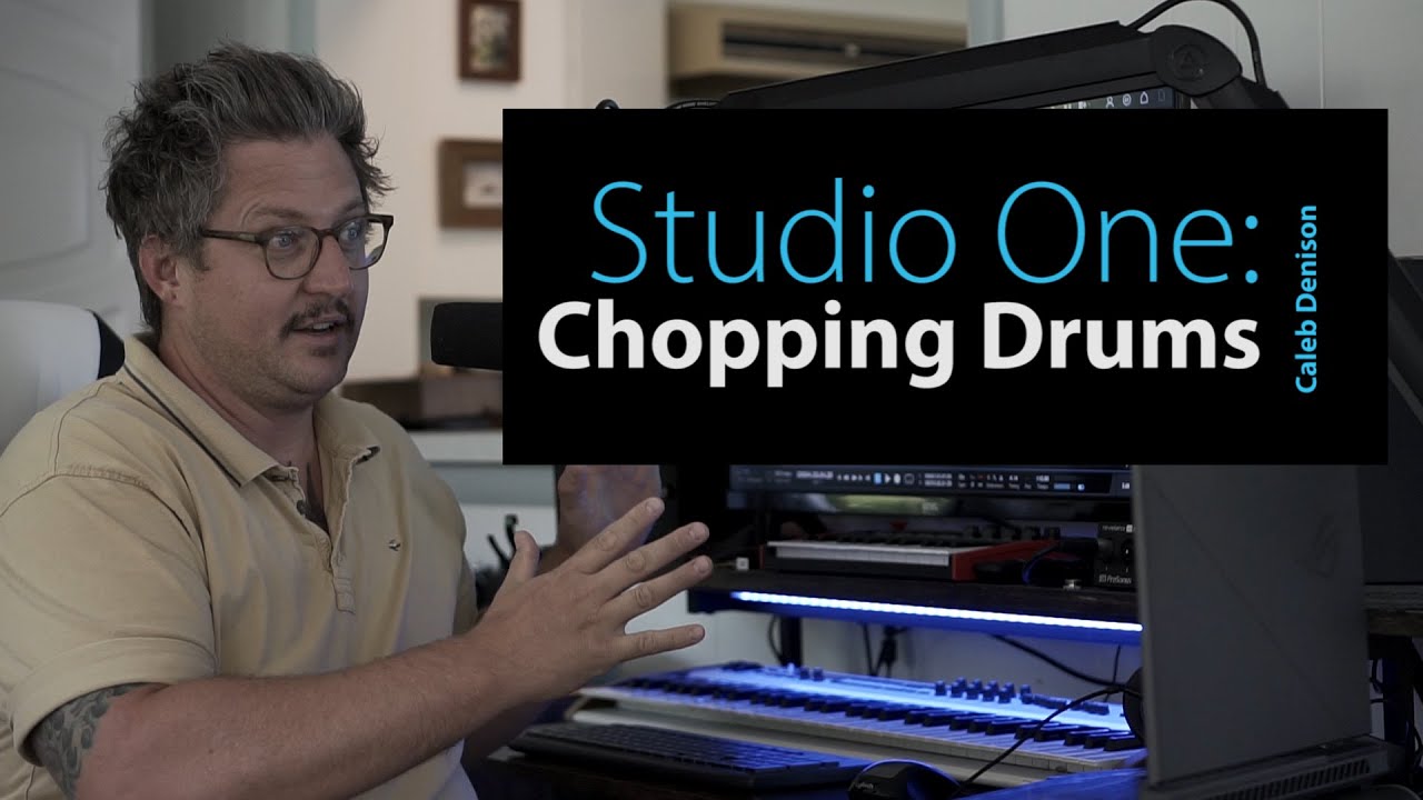 Chopping Live Drums In Studio One 6 #studioone #studioone6 #drums