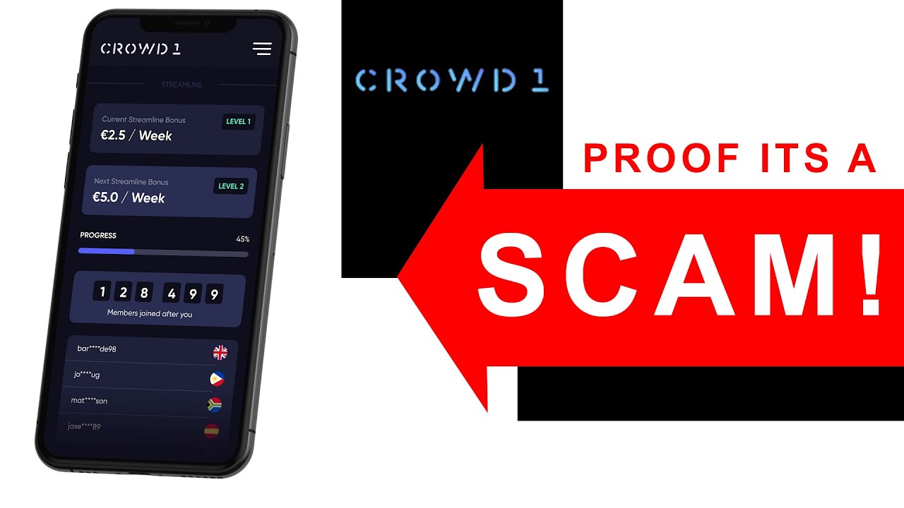 Don't Invest In Crowd1 | Direct Proof Its A Scam