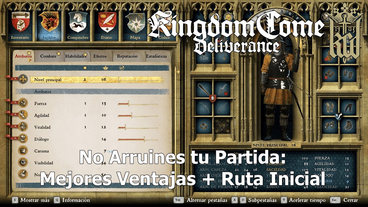 Kingdom Come Deliverance | Guía de habilidades