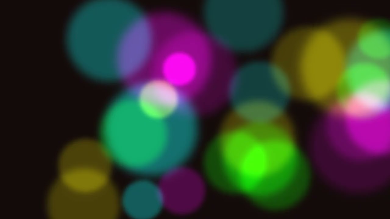 Neon Glow Bokeh | 30 Minutes 4K Relaxation