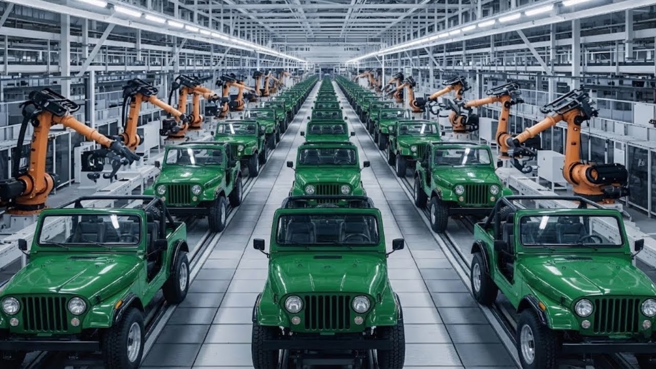 How Thousands of Jeep SUVs Are Produced Daily | Inside a Modern Car Factory