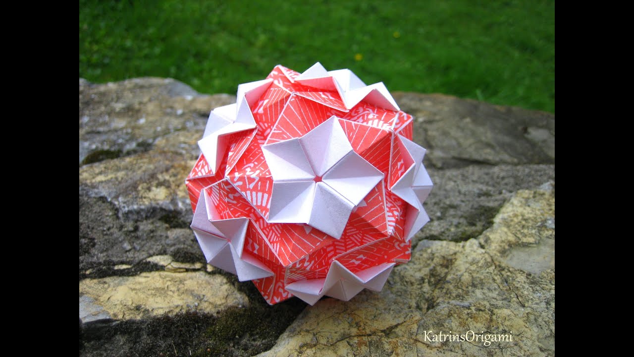 Origami ✿⊱╮ Regenbogen ✿⊱╮ Kusudama