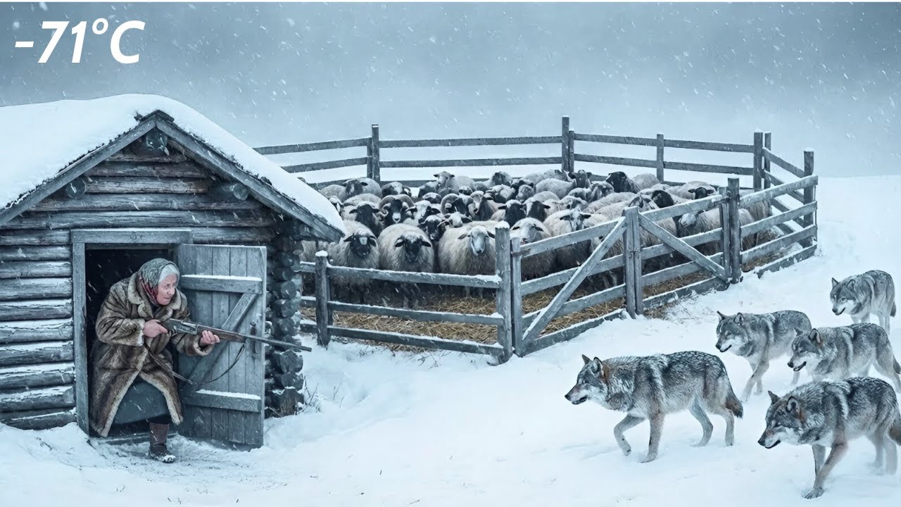 90-Year-Old Yakut Widow BATTLES Wolves to Save 1,000 Sheep | EXTREME Survival Story