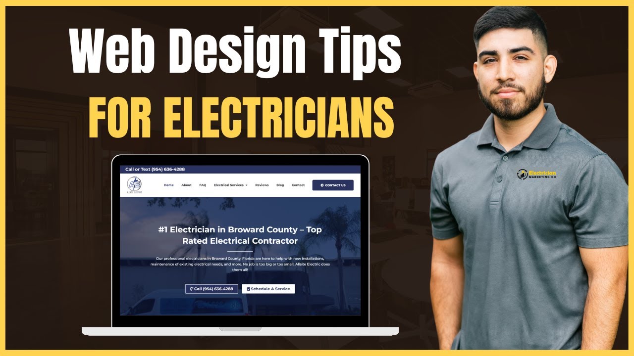 Website Design Tips for Electricians To Get More LEADS 2025