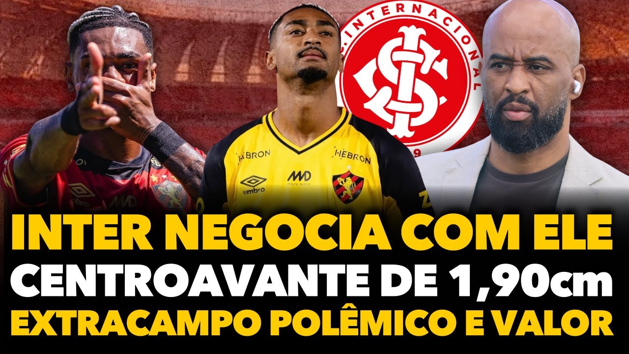 🔴🚨💣 INTER NEGOCIA E AVANÇA PARA CONTRATAR DERIK LACERDA | 1,90cm, POLÊMICA NO EXTRACAMPO E VALORES