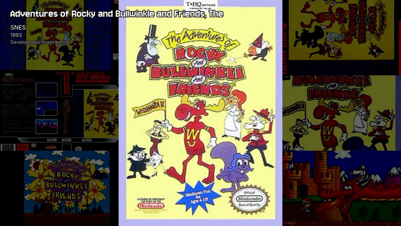 Adventures of Rocky & Bullwinkle SNES OST (1993) - Complete Soundtrack