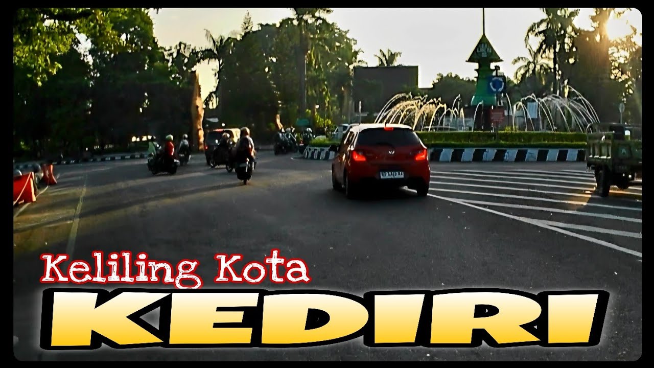 Keliling Kota Kediri Pagi Hari || Part 1 Urip Sumoharjo – Terminal Tamanan – Taman Sekartaji