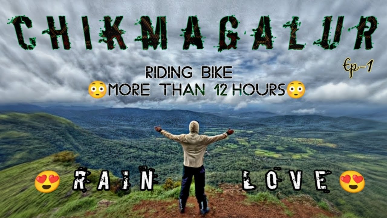 (தமிழ்)😍Bike Trip To Chikmagalur On a Rainy Day😳More Than 12 Hours Ride😱Exploring Karnataka Ep-1❤️