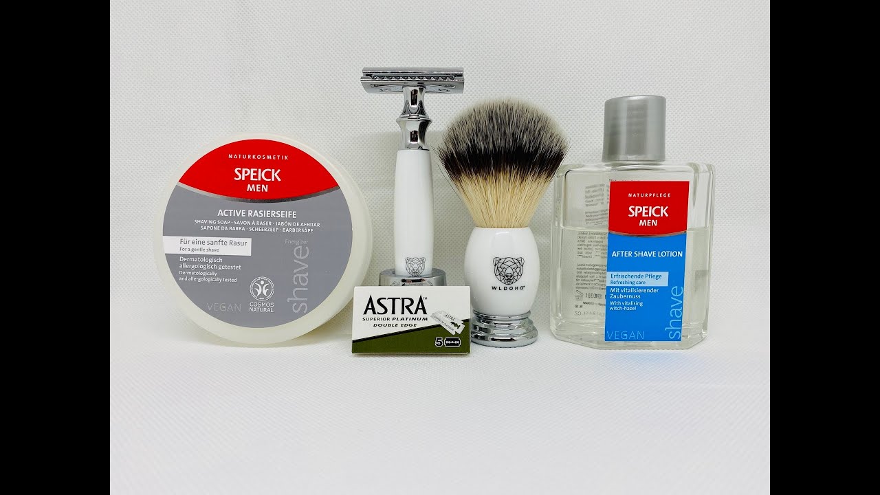 Klassische Rasur - WLDOHO YVU Set, Speick Men Shaving Soap and After Shave