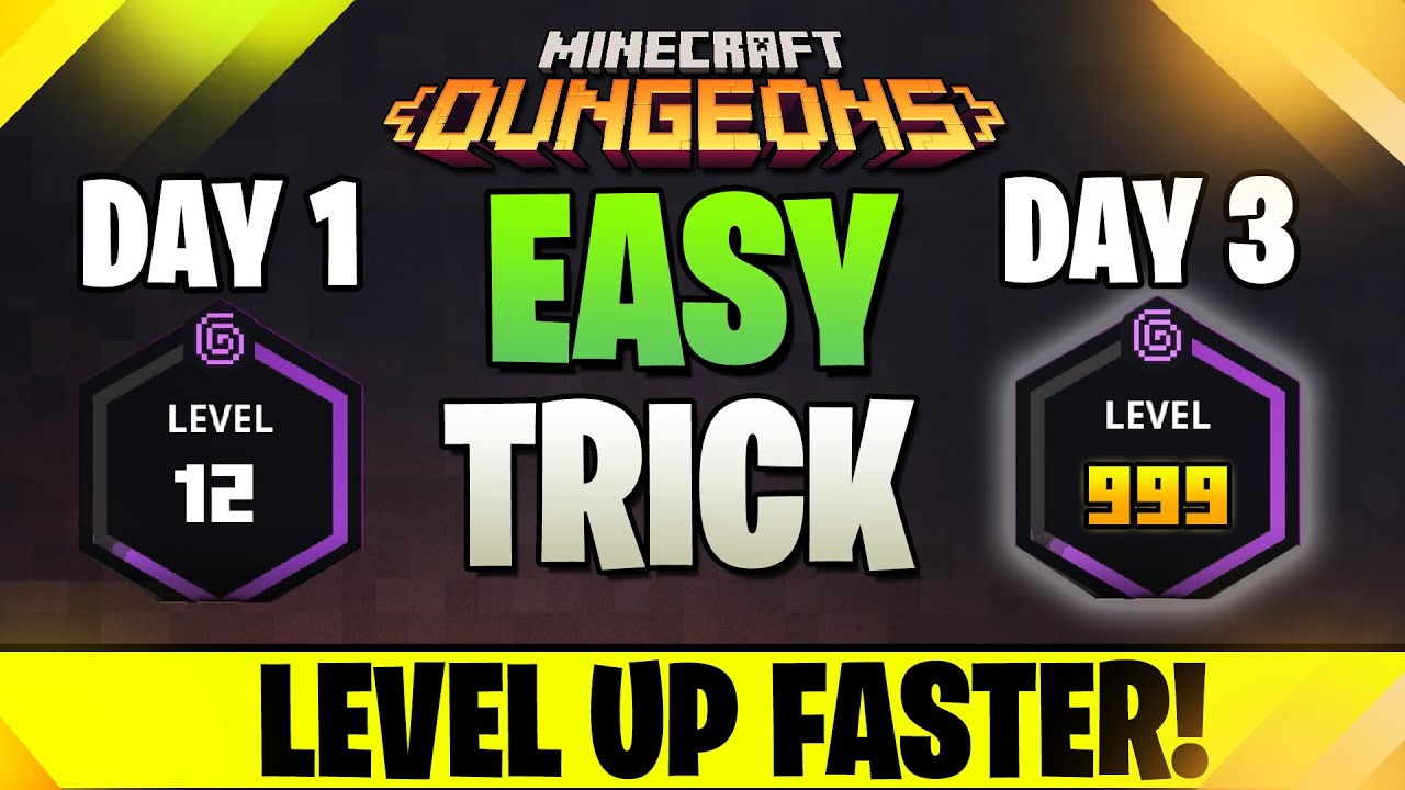 How To Level Up Fast In Minecraft Dungeons | XP FARMING - 2025