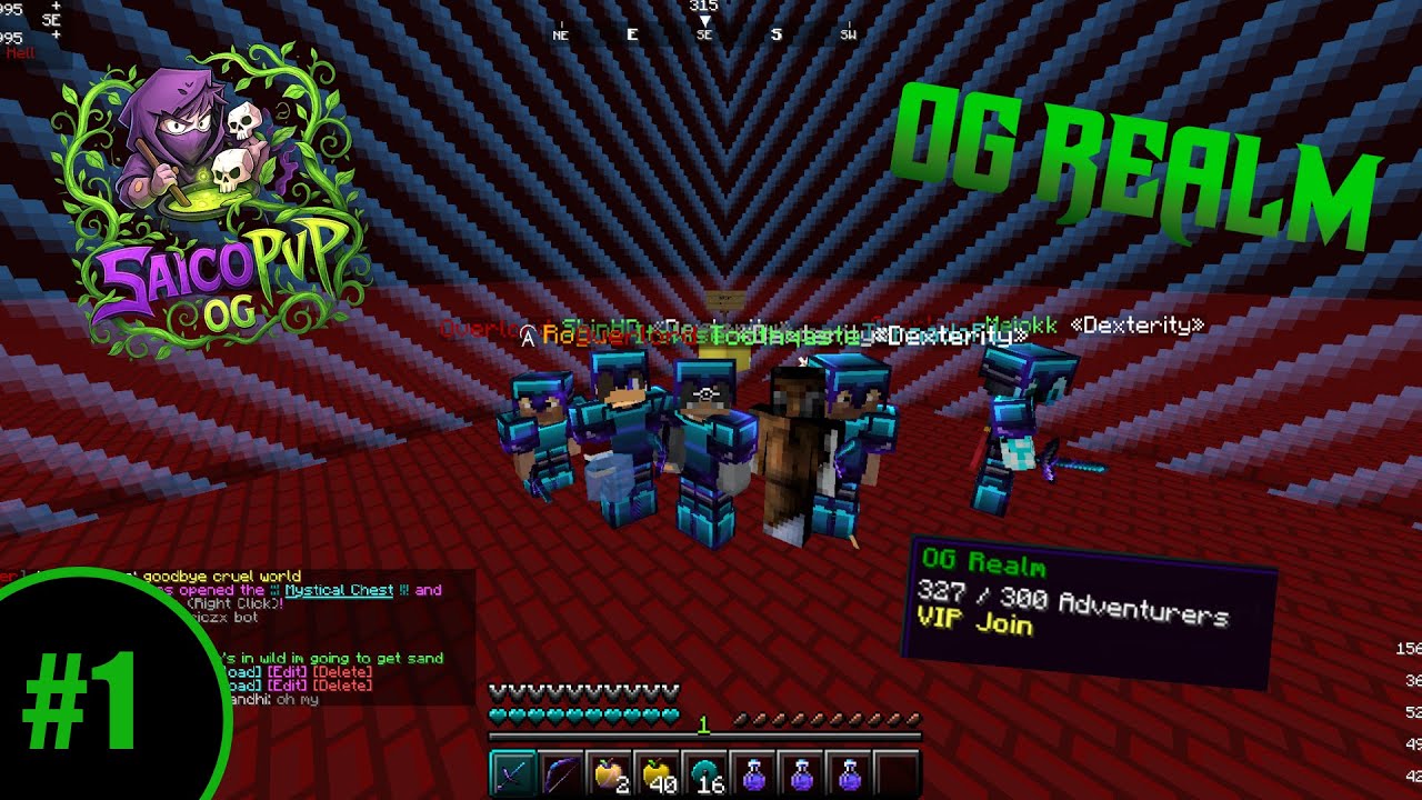 THE FIRST 24 HOURS | Minecraft Factions SaicoPvP OG Realm EP:1
