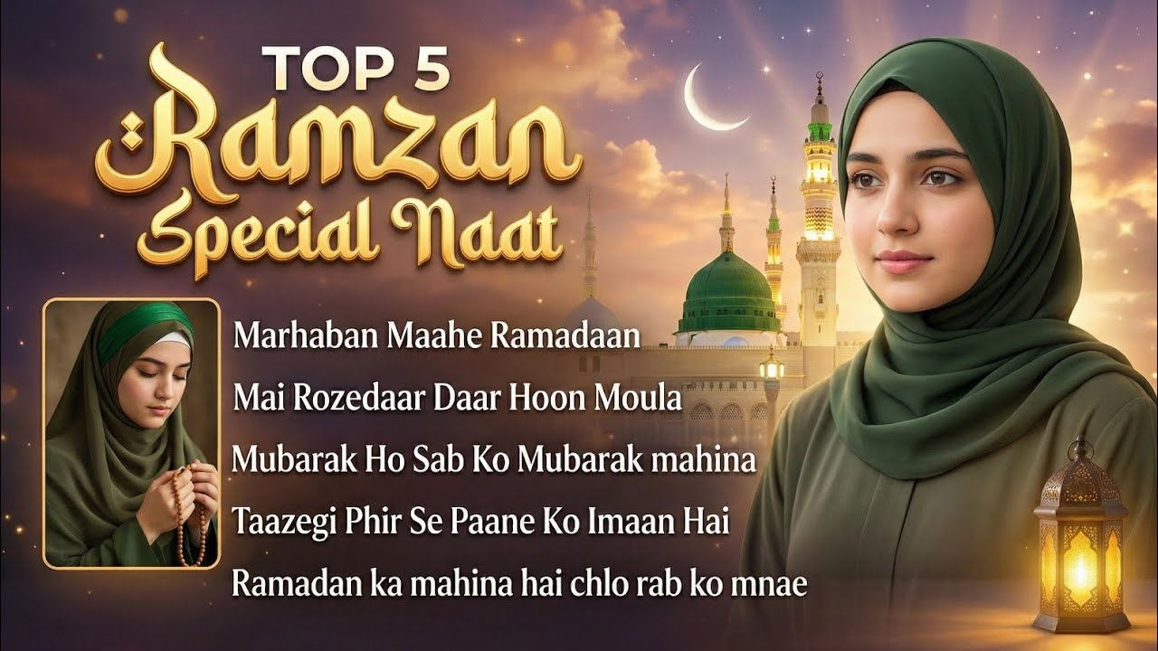 Ramzan Special Naat Sharif ~ Top 5 Ramzan Naat 2026 ~ Ramzan Naat