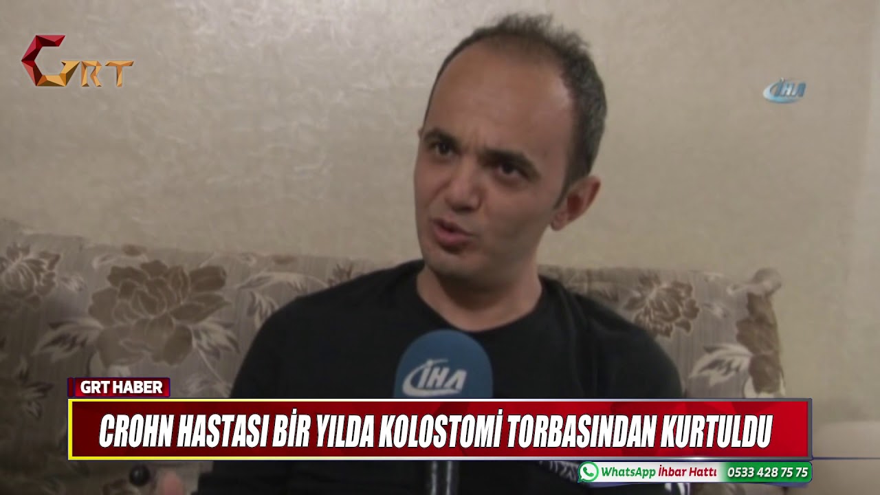 CROHN HASTASI BİR YILDA KOLOSTOMİ TORBASINDAN KURTULDU