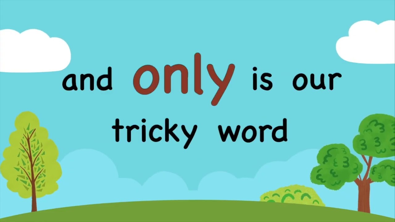 Tricky Word ONLY| Karaoke | Easy Sing-Along Music for Classroom Use