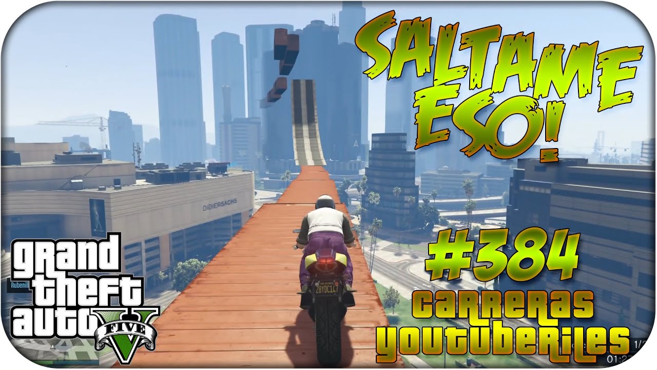 YA SOY CERDUPILO!! | GTA V Online - CARRERAS YOUTUBERILES #384 - Rubenillo17