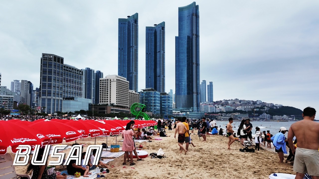 This is Haeundae | ft. Black Eagles Air Show | Busan is good | KOREA | 4K | 마~! 이게 해운대다! 블랙 이글스 에어쇼