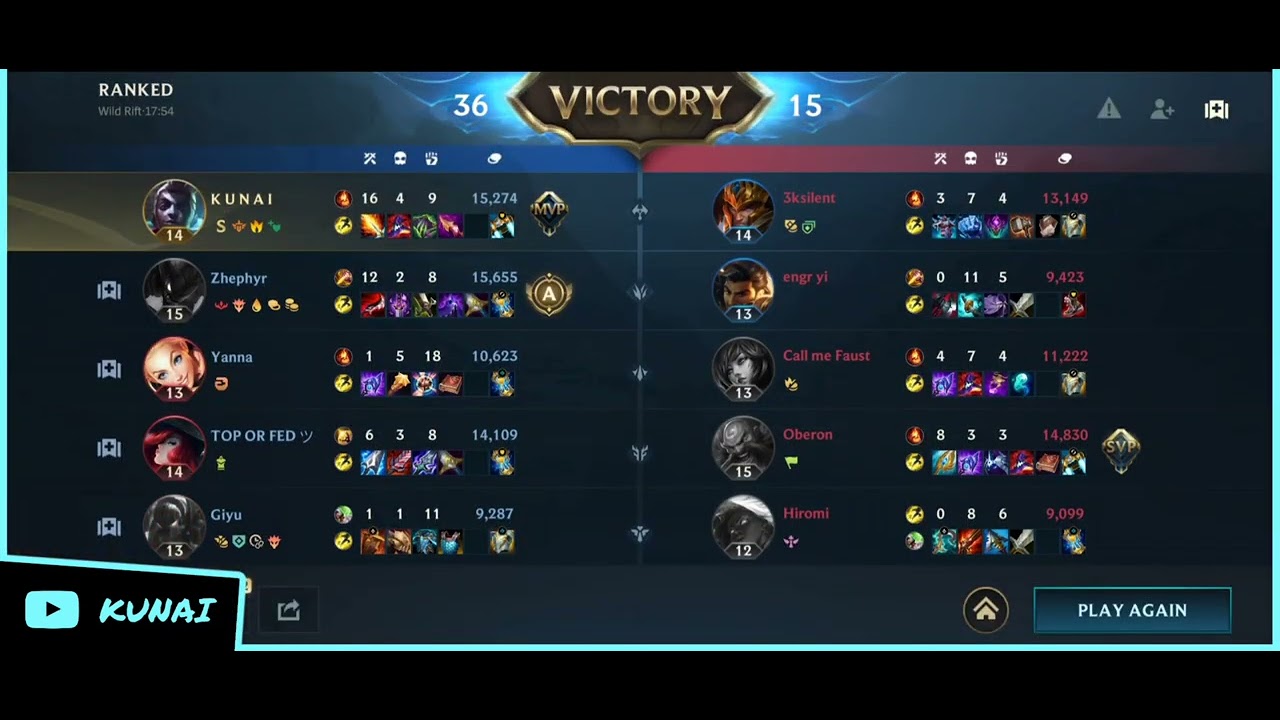 #37 @kunaiwildrift WILD RIFT GAMEPLAY SOLO LANE EKKO VS JARVAN IV