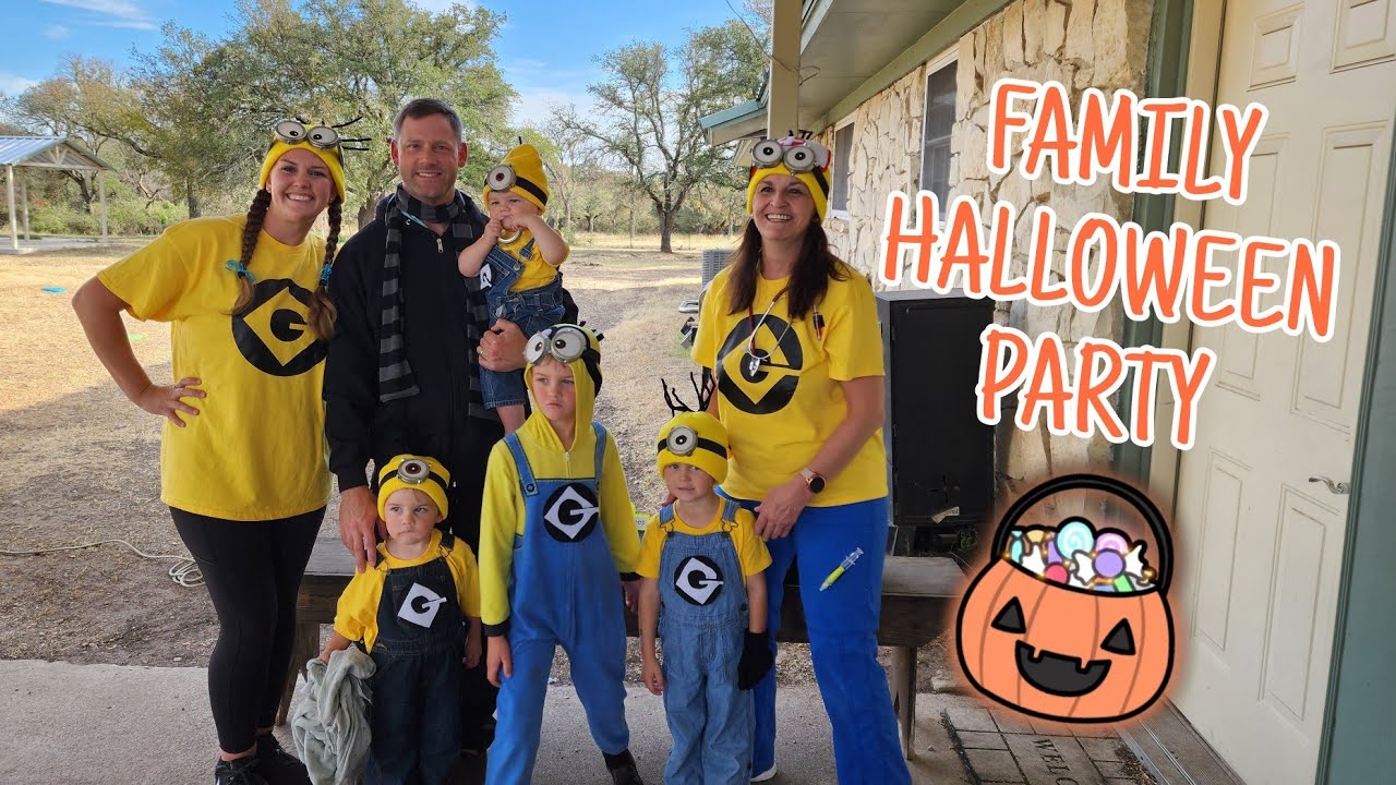 FAMILY HALLOWEEN PARTY IN TEXAS!!! 🎃
