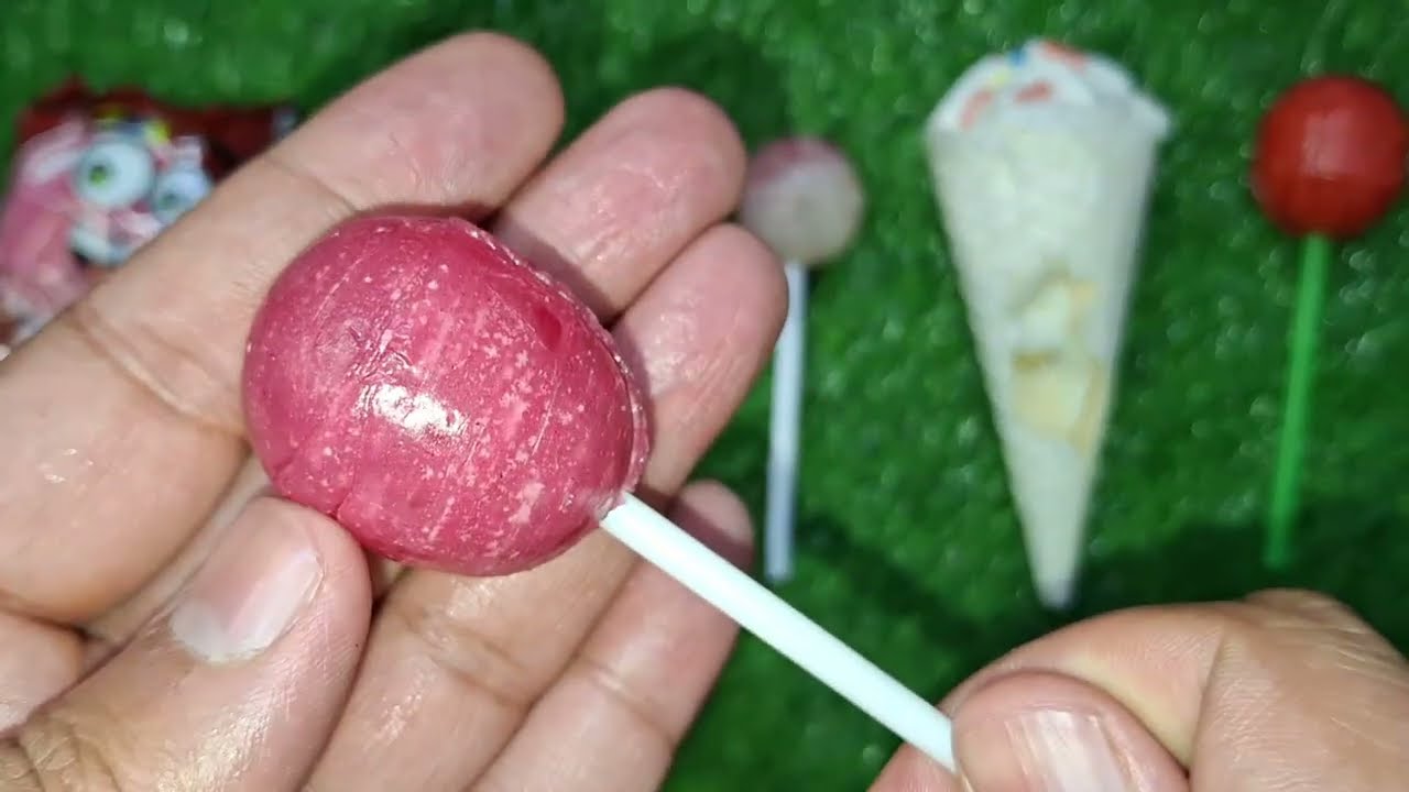 ASMR Most Popular Candys / some lots of colorful characters rainbow lollypop candy / unpacking 🍬🍬 🍭 
