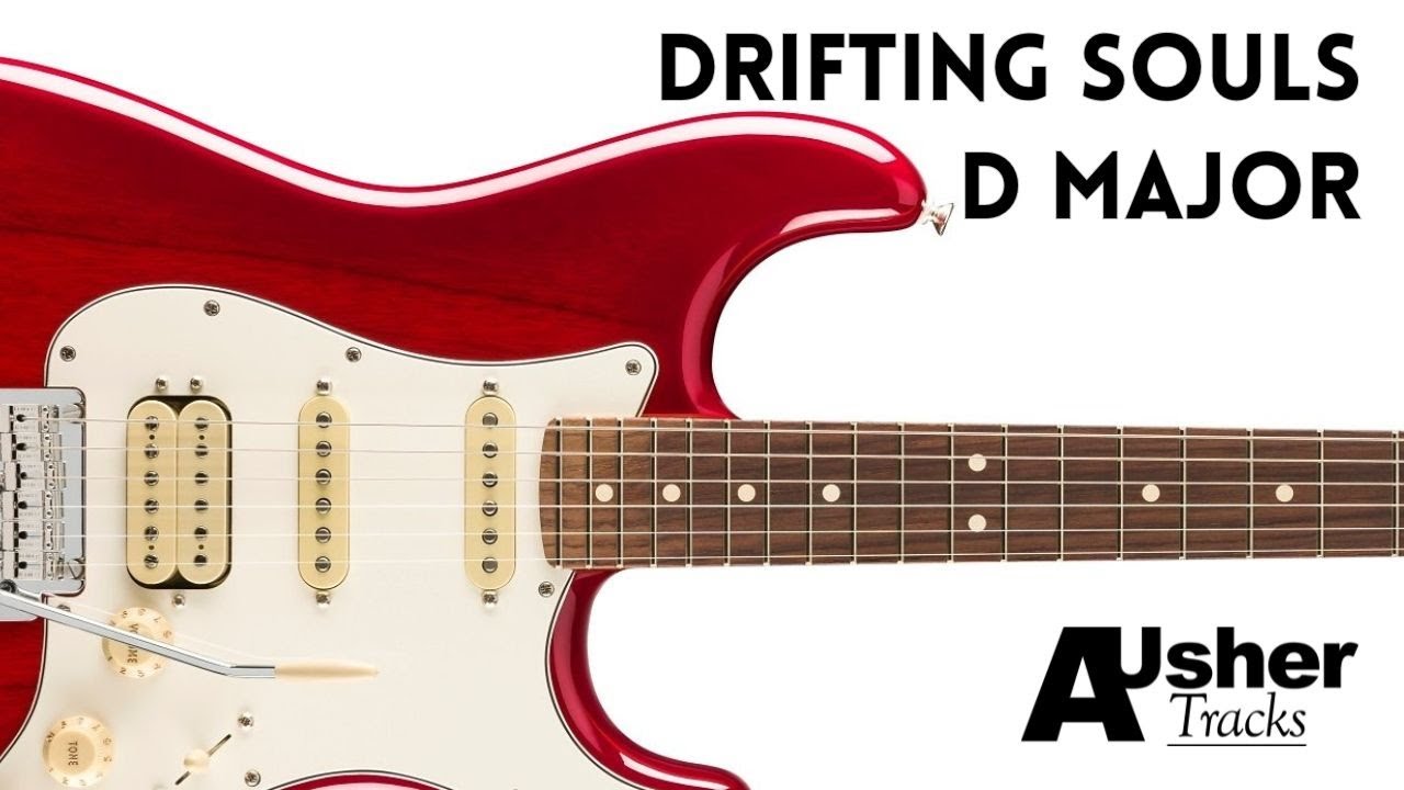 Drifting Souls Guitar Backing Track Jam in D major
