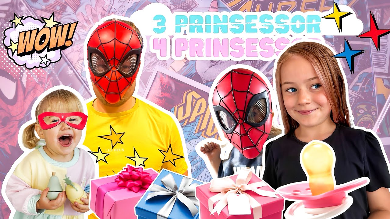 TILLY SLUTAR MED NAPPEN👀 Spiderman kalas🕷️🦸🏼‍♀️👊🏼🎈- 3prinsessor VLOGG