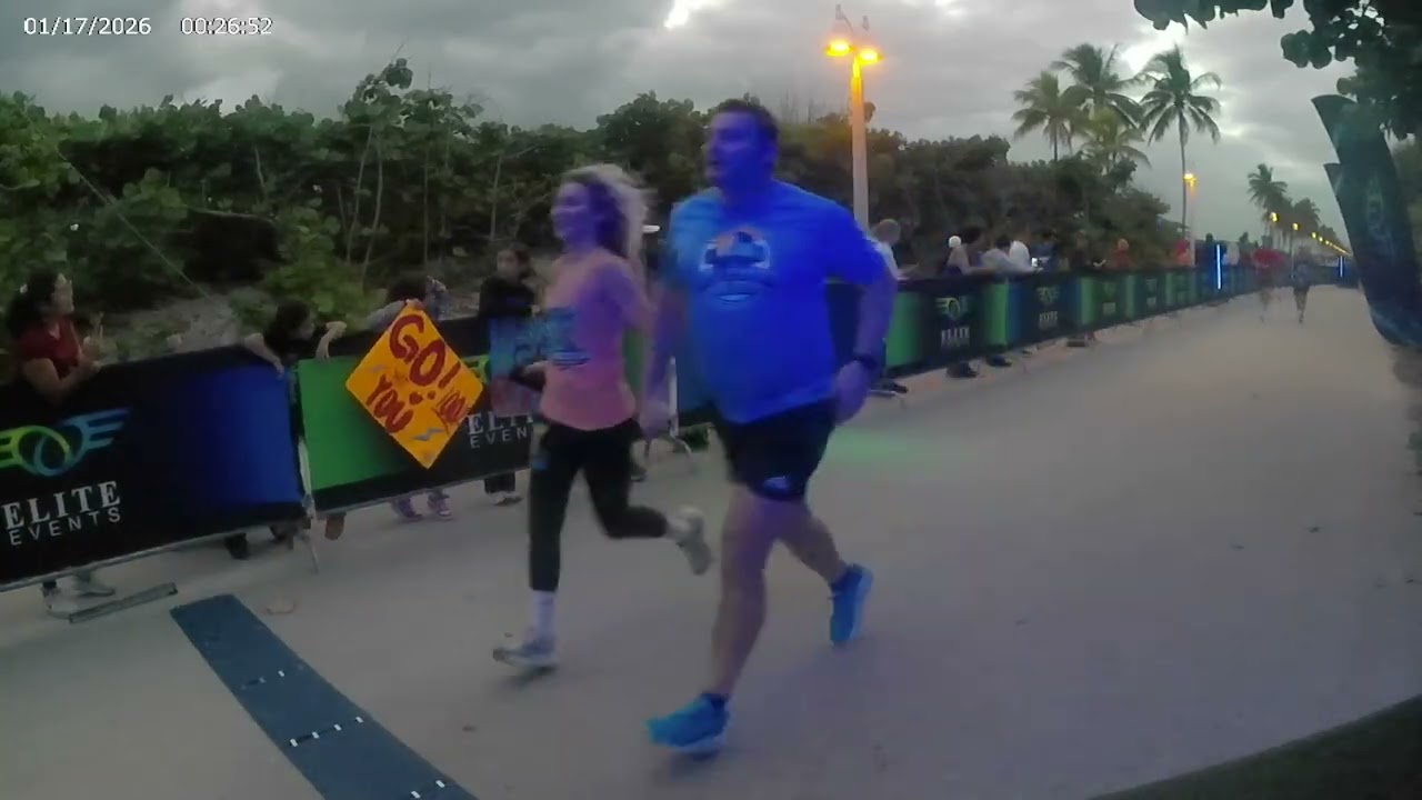 2026 Hollywood Beach 5k Finish Video