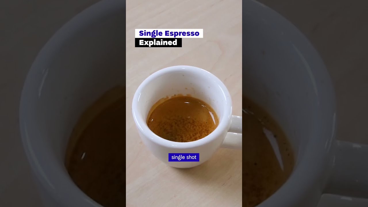 Single Espresso Shot Explained in the Specialty Cafe (barista recipe & technique)