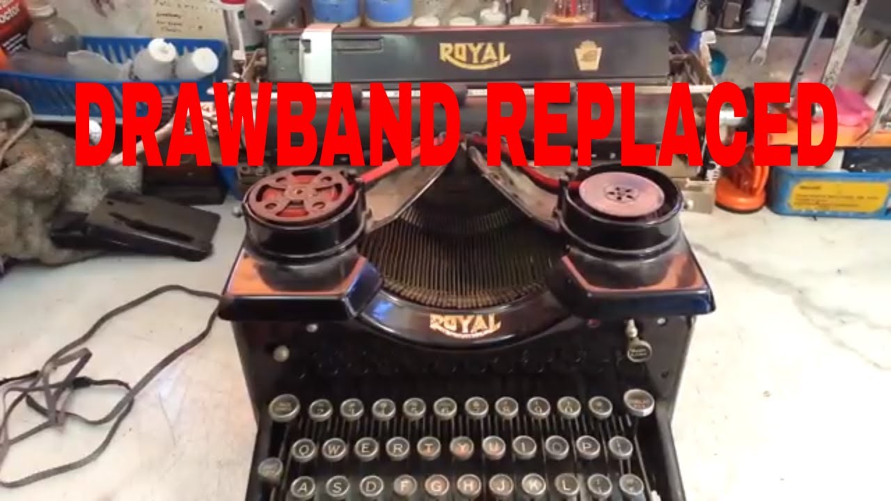 Ремонт ленточного механизма пишущей машинки Royal 10 Vintage с заменой каретки и обслуживанием