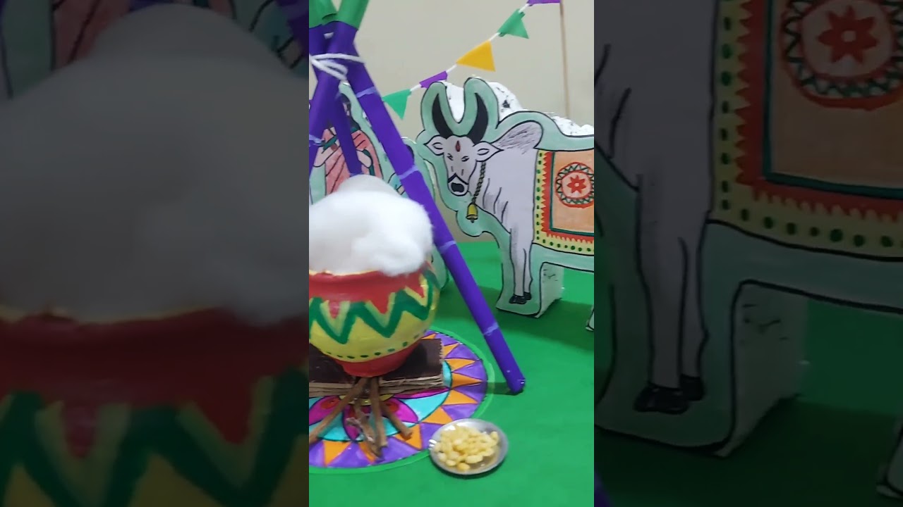 DIY Pongal Decoration setup 