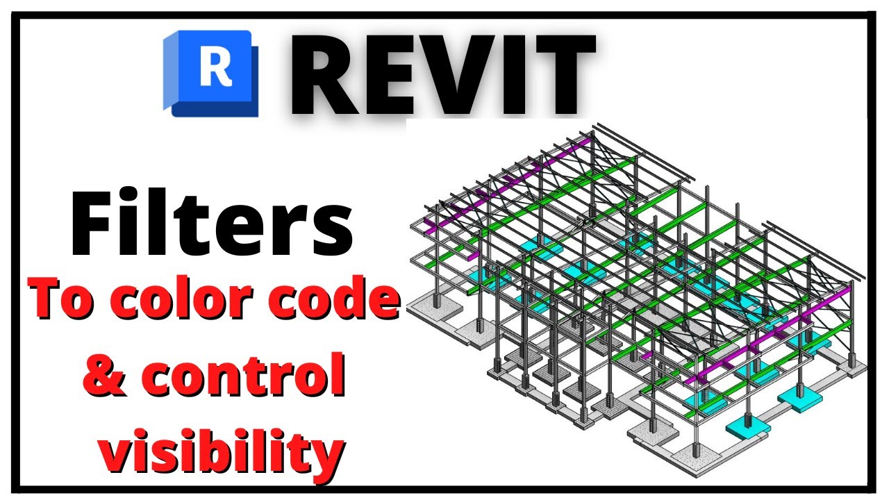 Revit tutorials- Revit filters to color code and control graphics- Tool for all disciplines