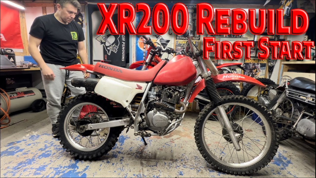 XR200 top end rebuild: First Start Attempt